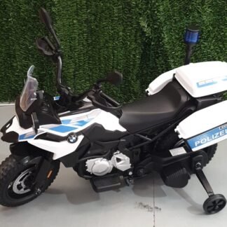 MOTO BMW F850 GS POLICÍA MC, 2X12V, BLANCA-AZUL - INDA222-LEG6950967 RA